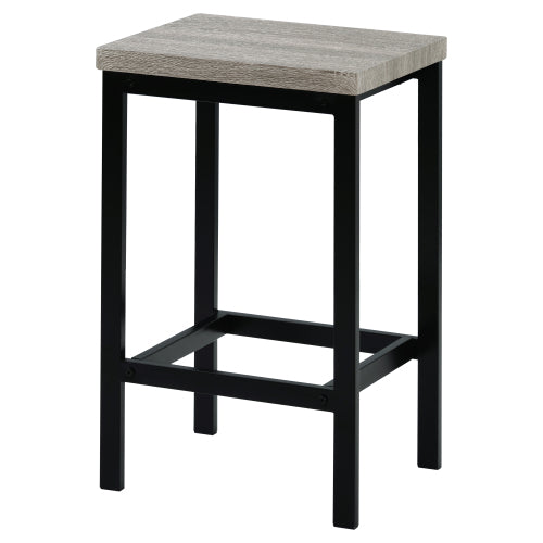 4-Piece Gray Counter Height Set, 60.2inch Table & 3 Stools