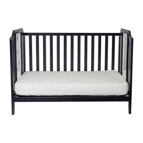 3-in-1 Convertible Island Crib Black