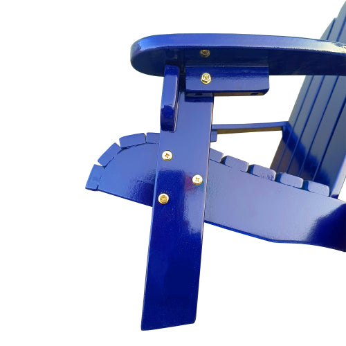 Outdoor or indoor Wood children chair,blue