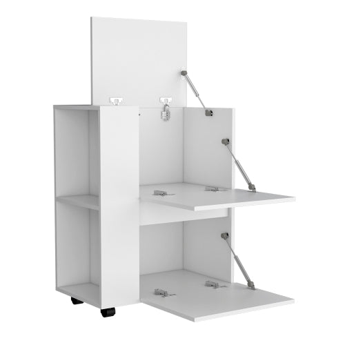 Bar Cart Belleville, Living Room, White