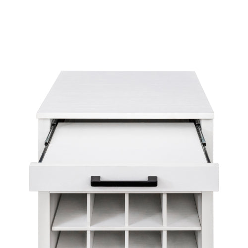 WHITE color modular 24 wine bar cabinet Buffet Cabinet