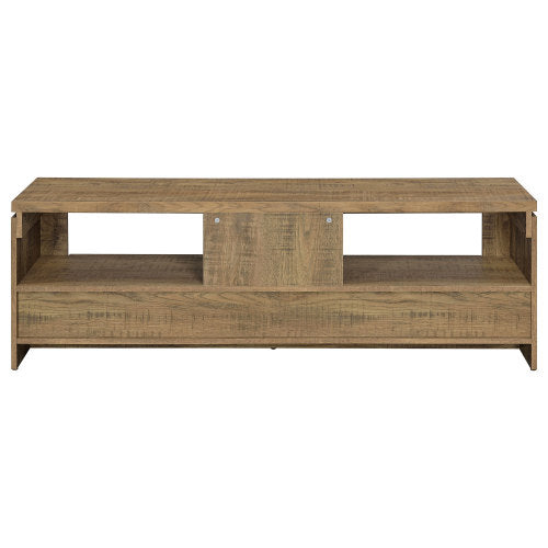 Mango 59 inch TV Stand with 2 Drawers and Open Storage Shelf