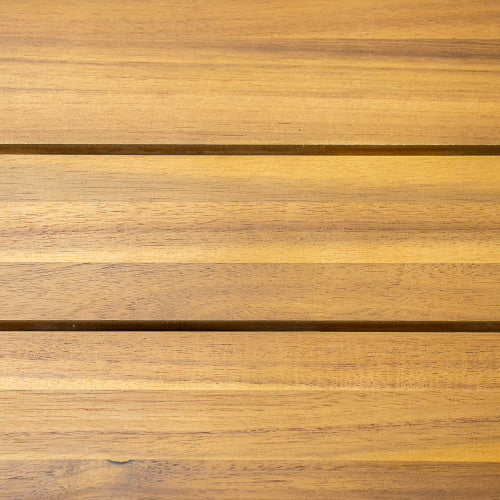 Outdoor Round Top Acacia Wood Dining Table,Round Bistro Table,Teak Finish