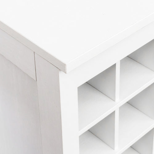 WHITE color modular 32 wine bar cabinet Buffet Cabinet