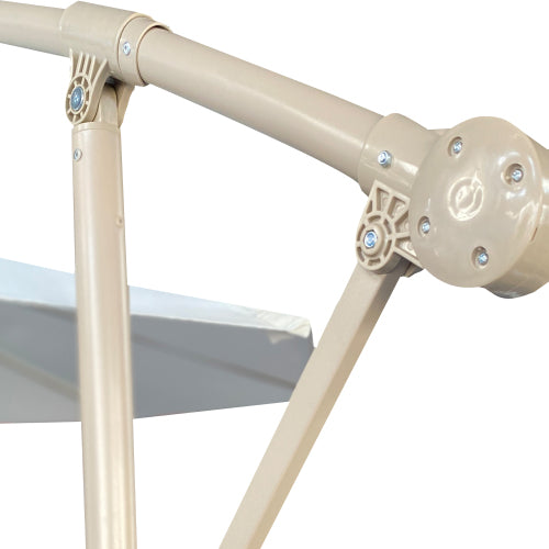 without Plastic base -10ft Offset Patio Umbrella