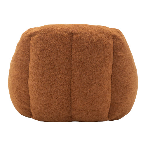Faux-Fur Tufted Memory-Foam Bean-Bag Chair with Filler 37.4 inch x33.9 inch x32.3 inch for Dorm Apartment Living-Room