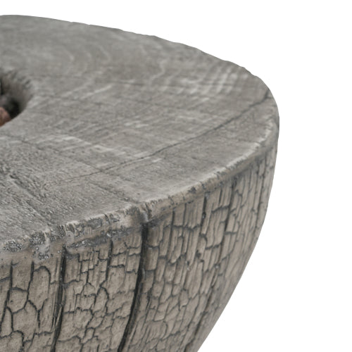 Patio MGO Propane Fire Pit, 30, 000BTU, Light Grey (Tank Cover Not Provided)