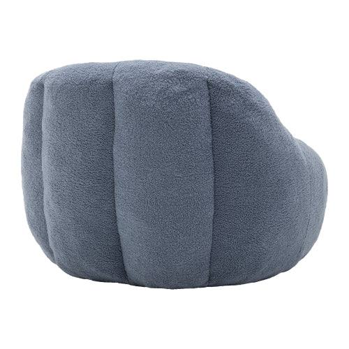 Tufted Faux-Fur Memory-Foam Bean Bag Chair for Dorm, Apartment & Living Room