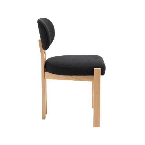 Wooden Dining Chairs Set of 2, Modern Fabric Upholstered Dining Room Chair Kitchen Chairs, Farmhouse Dinner Chair for Kitchen Dining Room