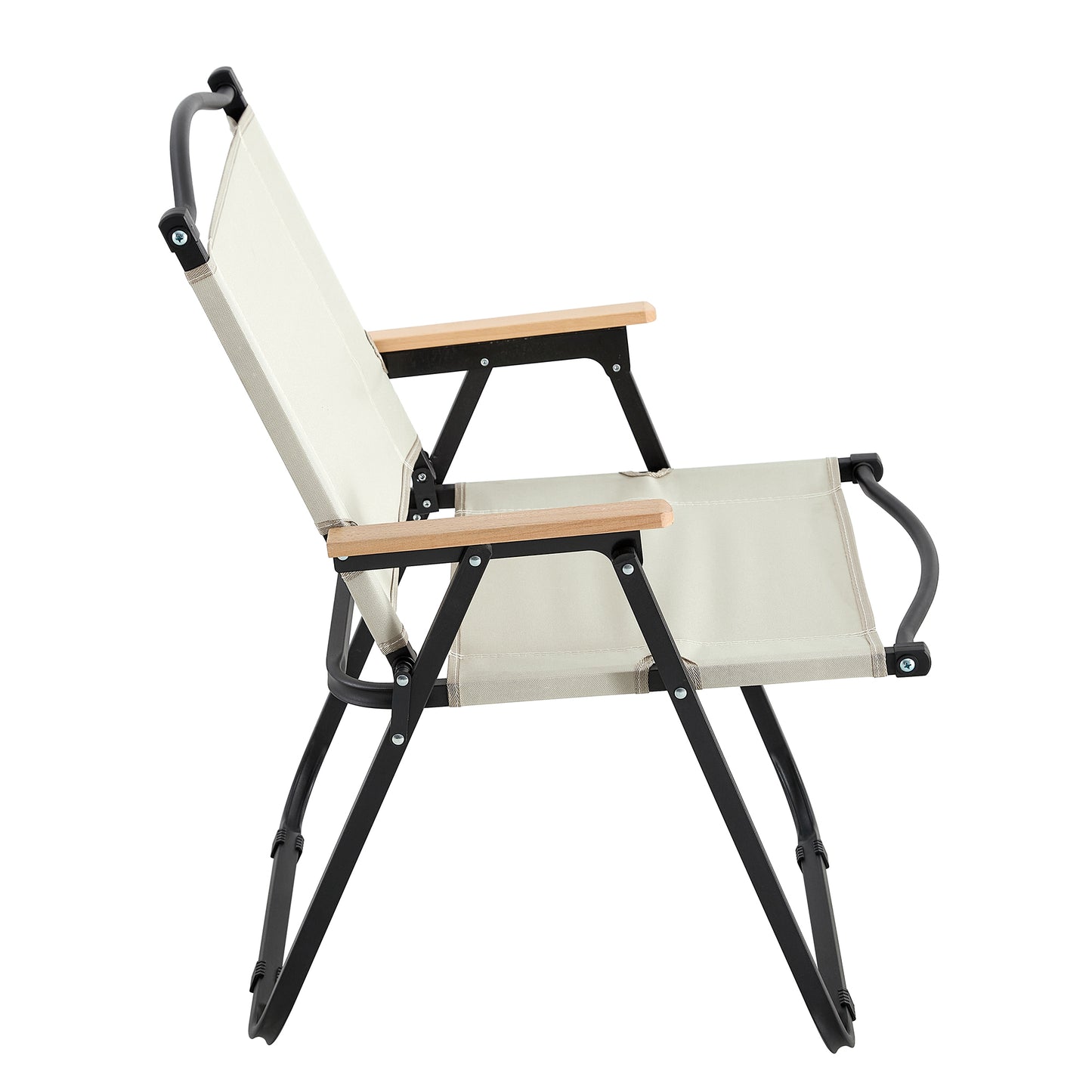 3-piece Folding Outdoor Table and two chairs,Lightweight Aluminum Roll-up Square for indoor, Outdoor Camping, Picnics, Beach,Backyard, BBQ, Party, Patio, Brown/Beige