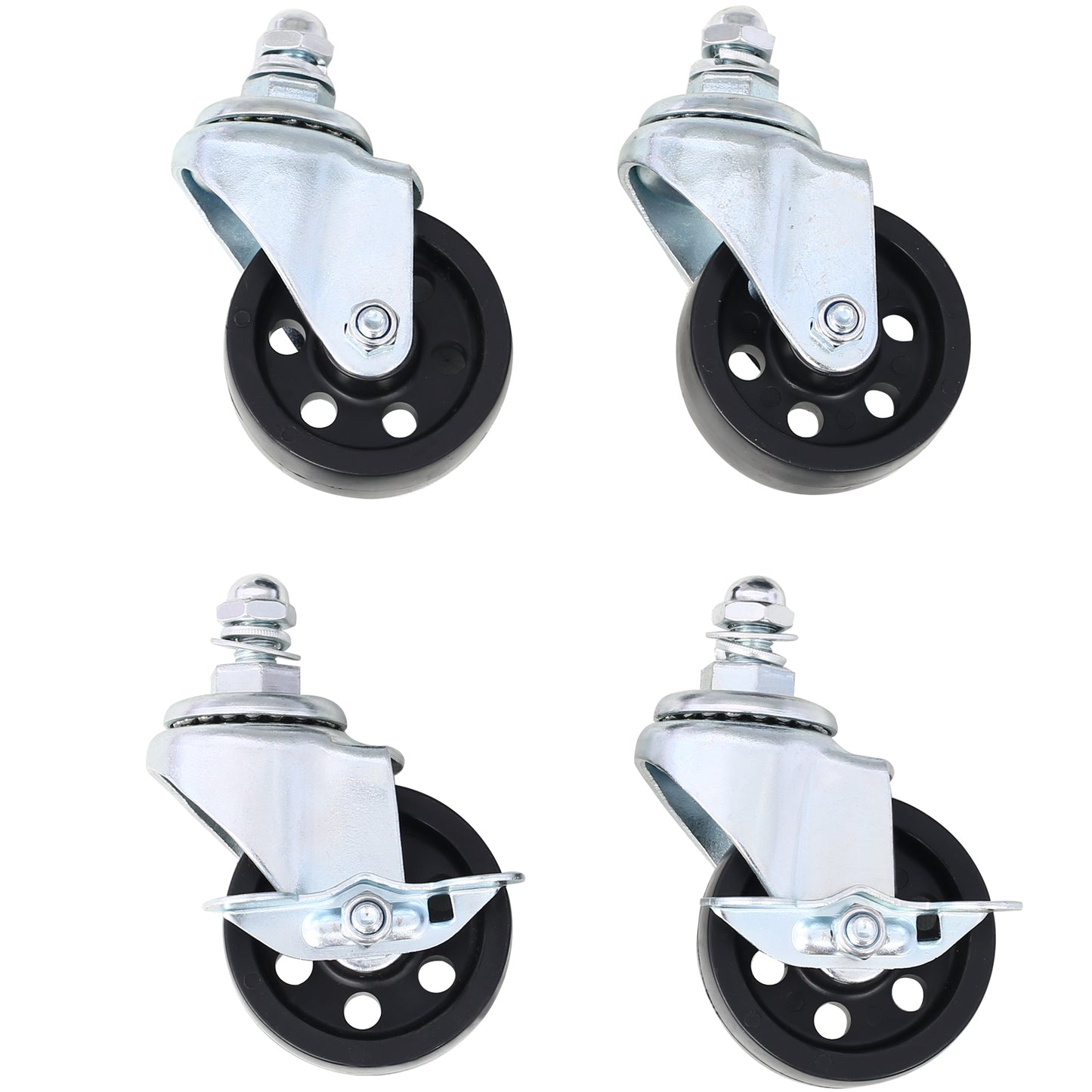 Car Dolly, Heavy Duty Wheel Dolly,4 Tire Wheel Dolly Car Stakes 6000lbs Capacity,Black