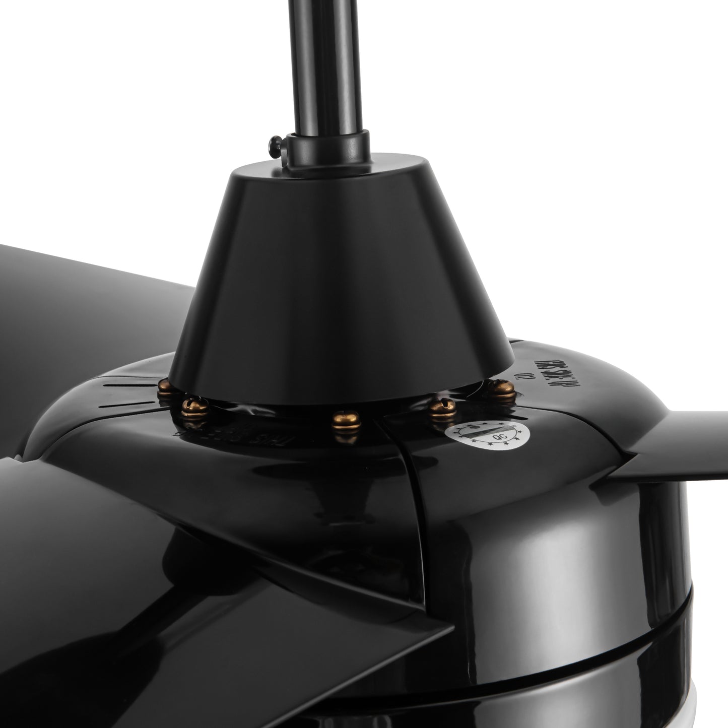 42-Inch 3-Blade Matte Black DC Motor Modern Contemporary LED Ceiling Fan-42 in x 42 in x 10.34 in