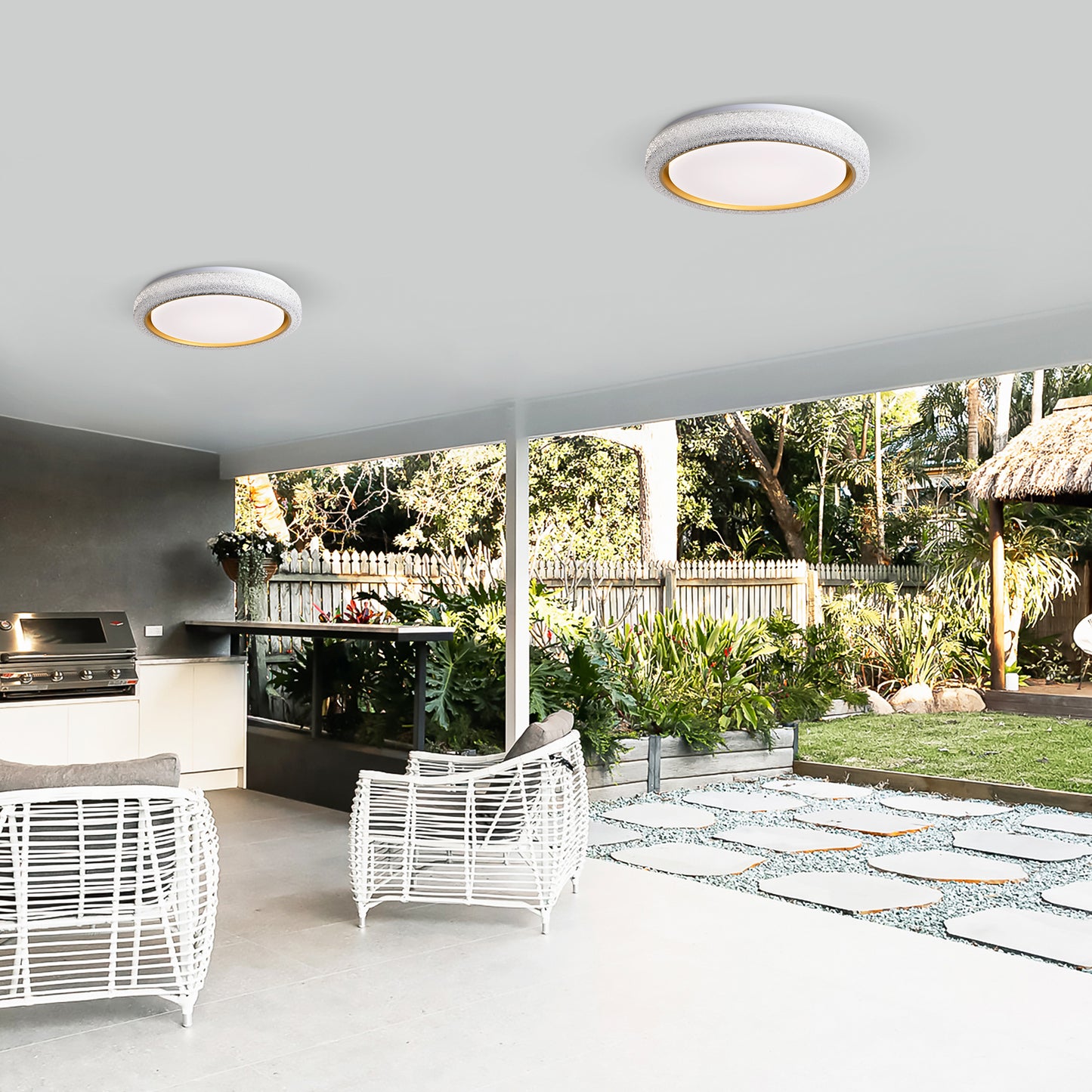 LED Flush Mount Ceiling Light Fixture, 19.69in 36W,3600LM, 5 CCT Colors 2700K 3000K 3500K 4000K 5000K, Dimmable Modern Flush Mount Light Fixture for Bedroom Bathroom Hallway