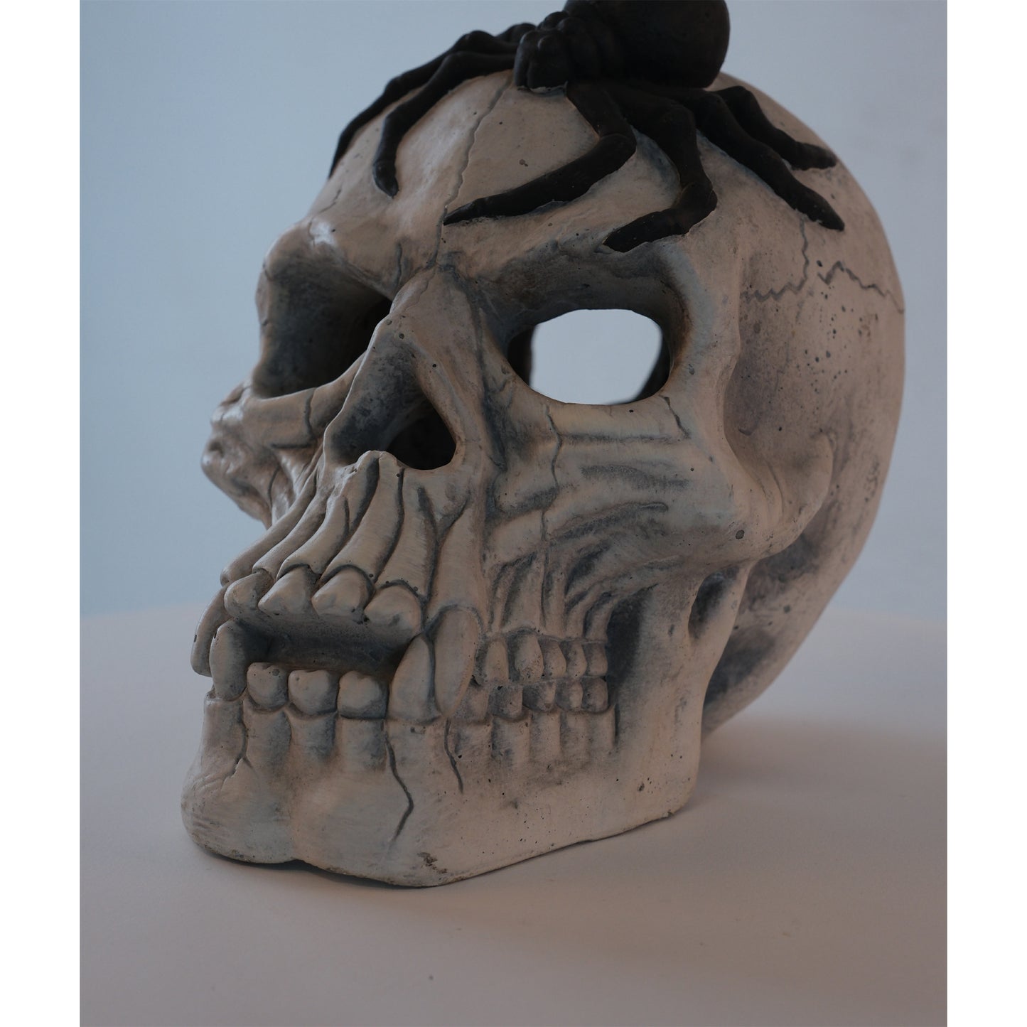 Demon Skull,Suitable for Outdoor Fireplace and Fire Pit, Halloween Decoration