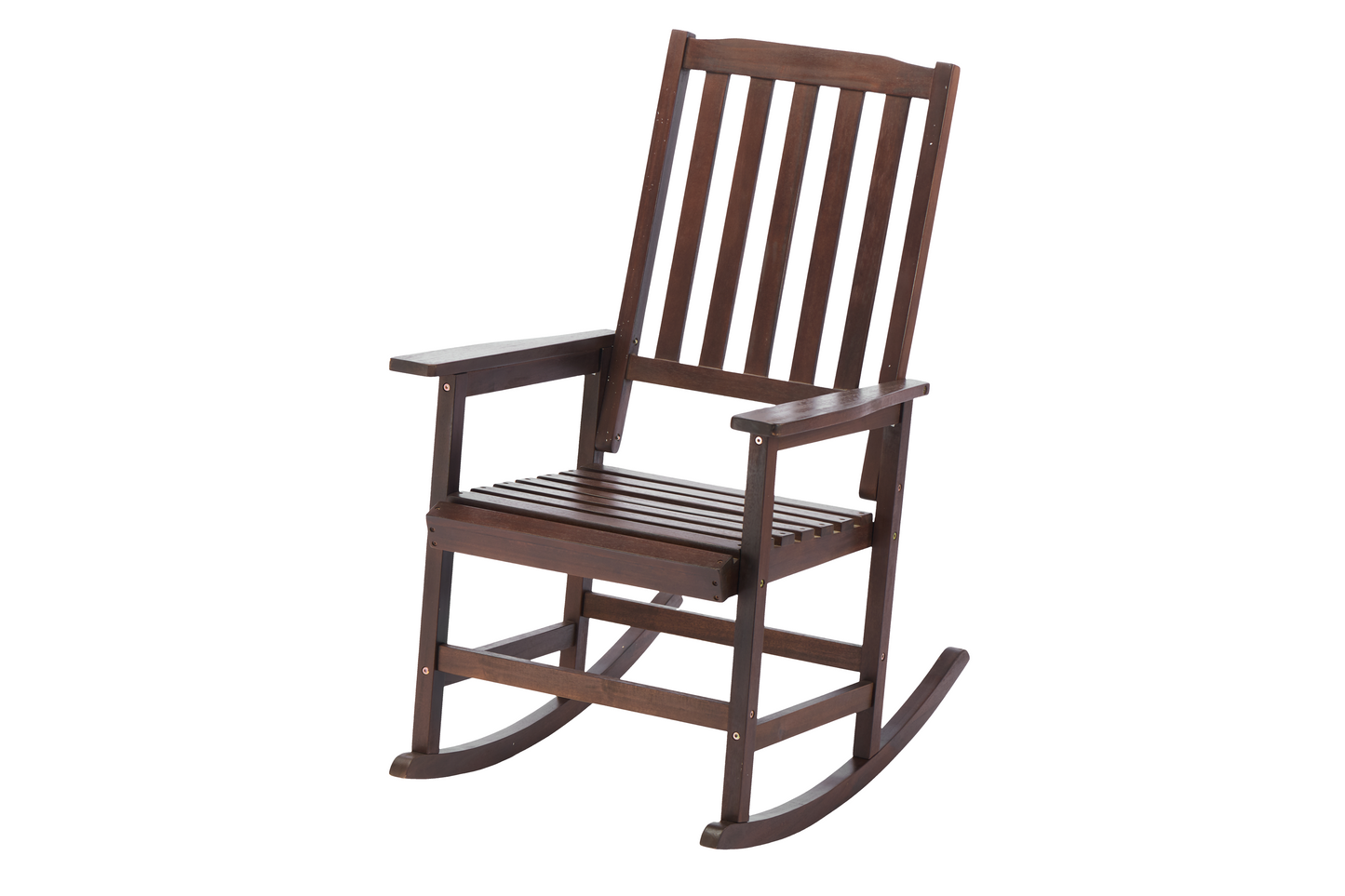 Acacia Wood Outdoor Rocking Chiar, Patio Rocker for Front Porch, Deck, Indoor