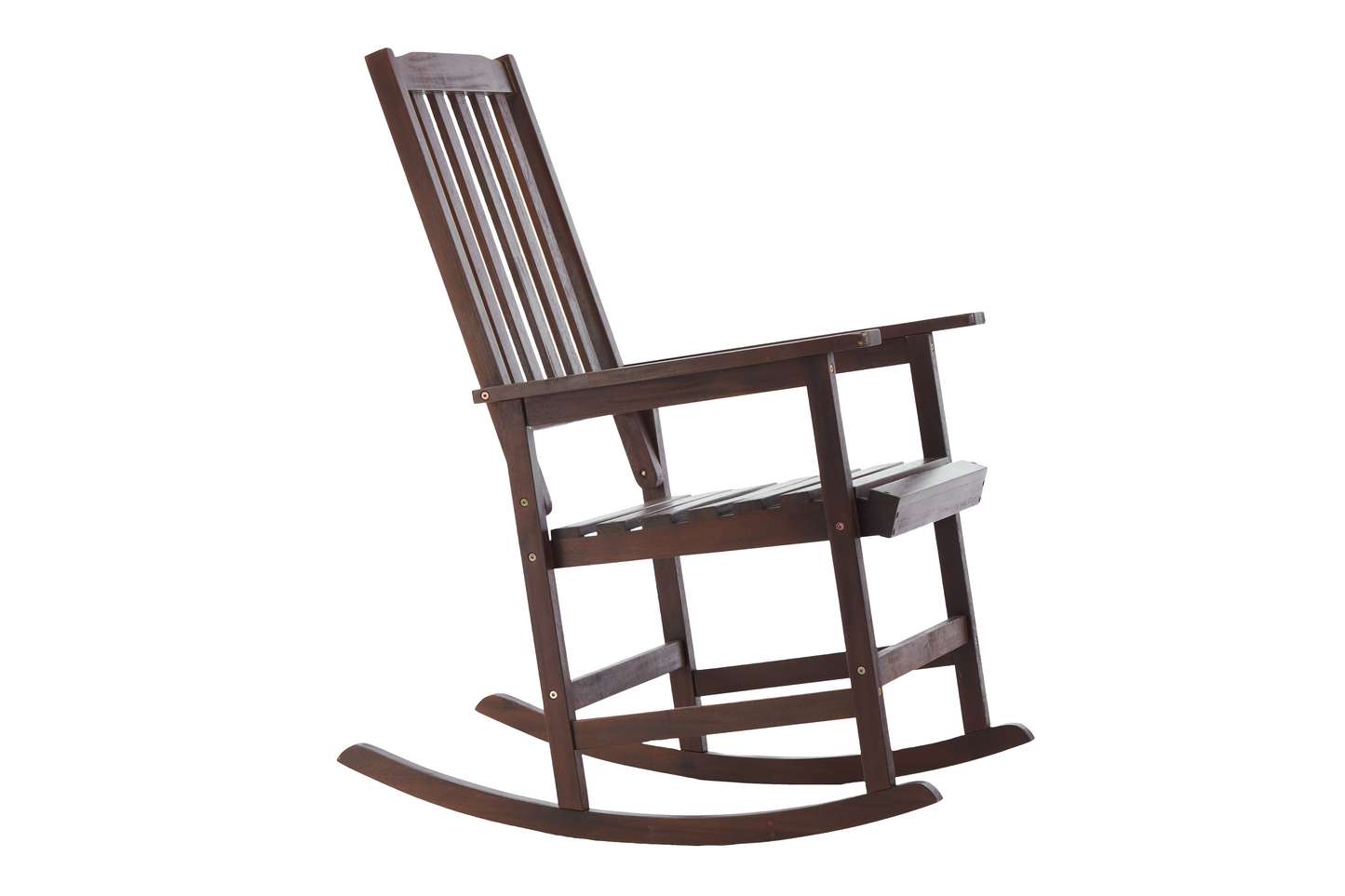 Acacia Wood Outdoor Rocking Chiar, Patio Rocker for Front Porch, Deck, Indoor