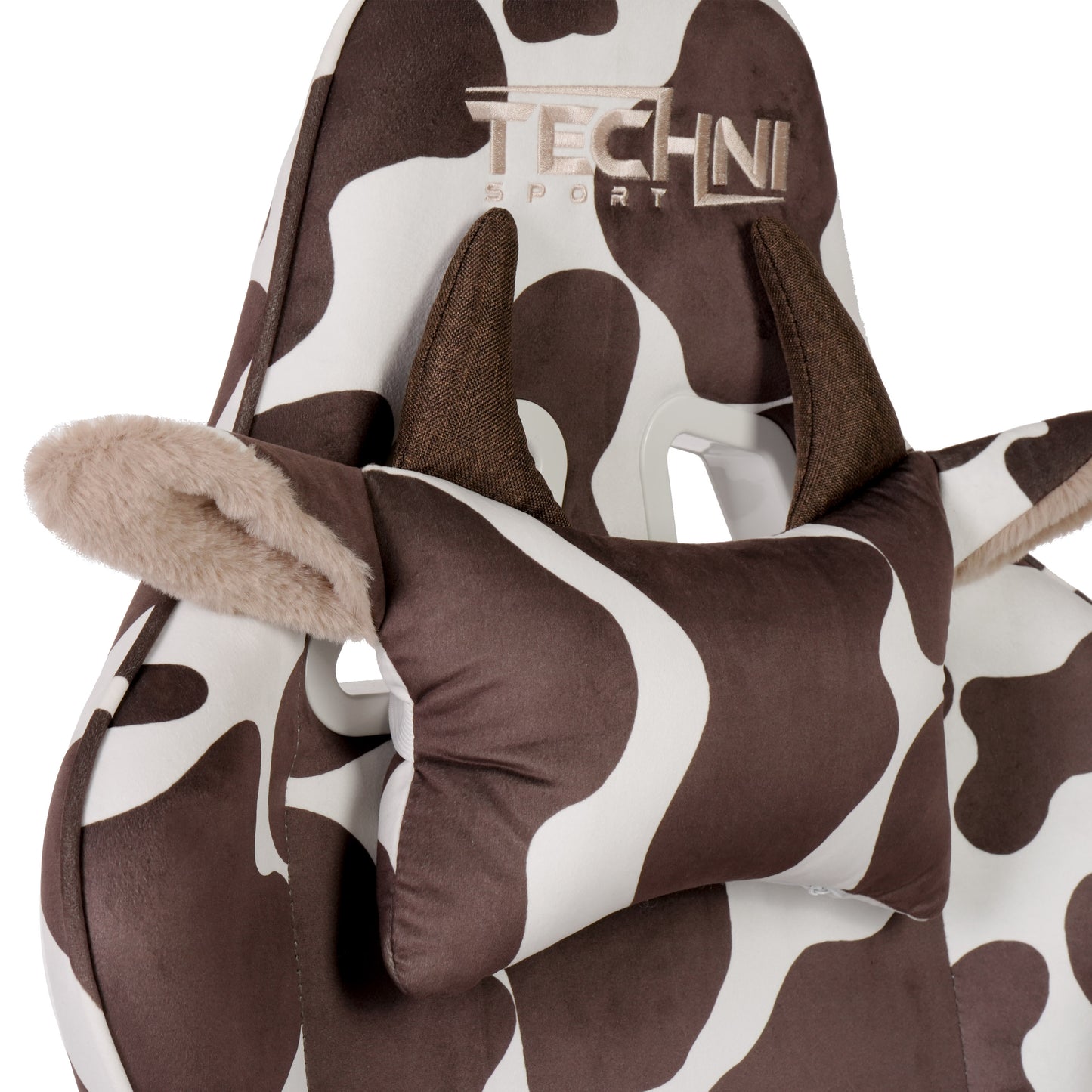 Techni Sport TS85 Brown COW Series Gaming Chair