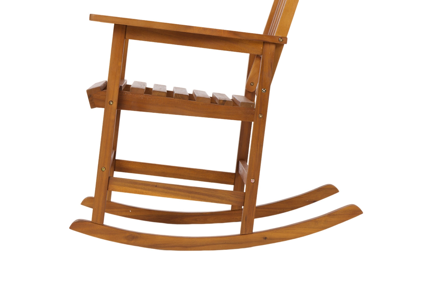 Acacia Wood Outdoor Rocking Chiar, Patio Rocker for Front Porch, Deck, Indoor