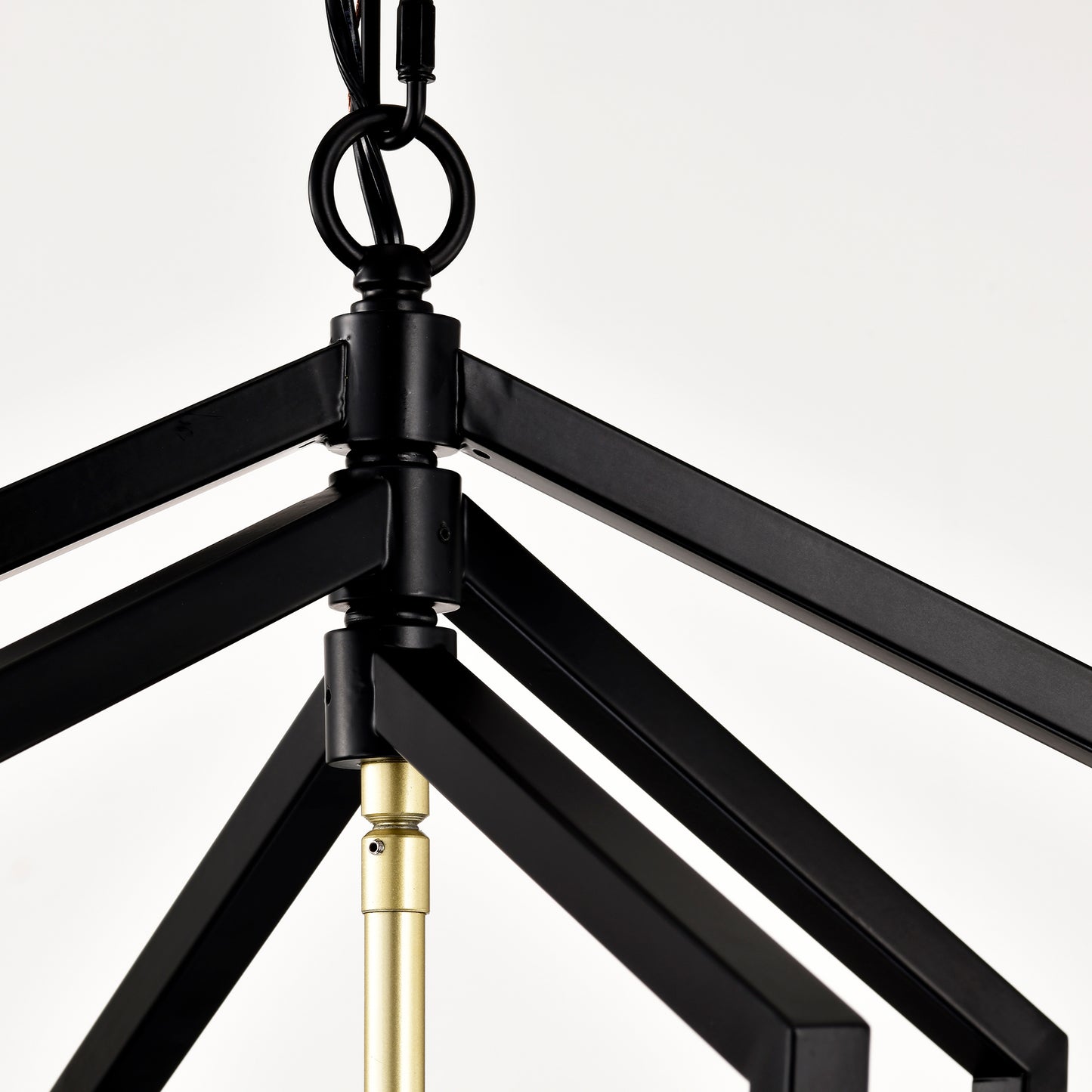 12-Light Lantern Tired Farmhouse Ceiling Hanging Light Black Chandelier Metal Modern Pendant Light Fixtures for Kitchen Island Dining Room Living Room Foyer Entryway(E12 Bulbs Not Included)