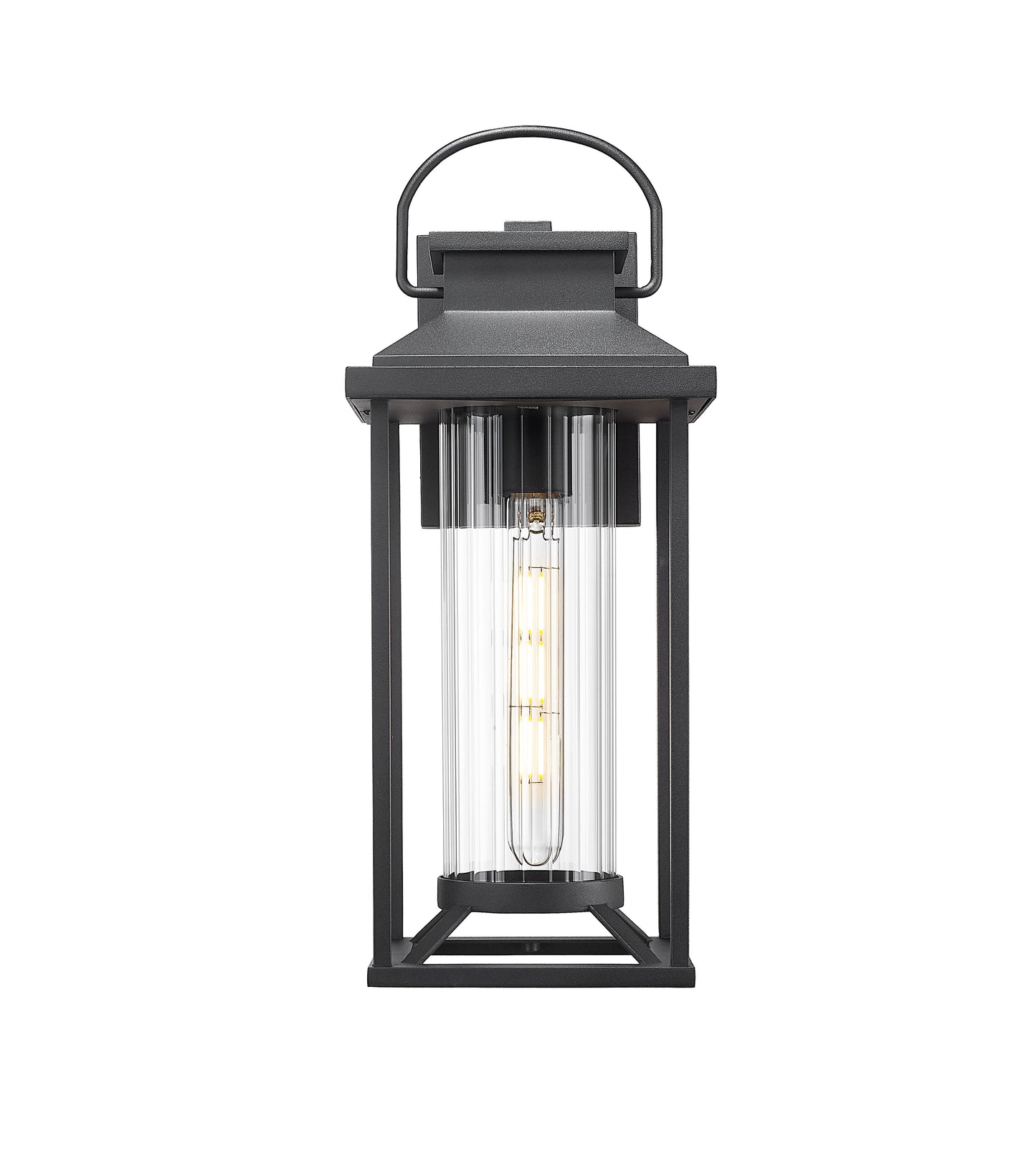 Outdoor Porch Lights, Textured Black Exterior Lighting Fixtures Wall Mount, Modern Outdoor Wall Sconce Lantern for House, Front Porch, Anti-Rust Waterproof Outdoor Garage Lights for Coach (1 pack)