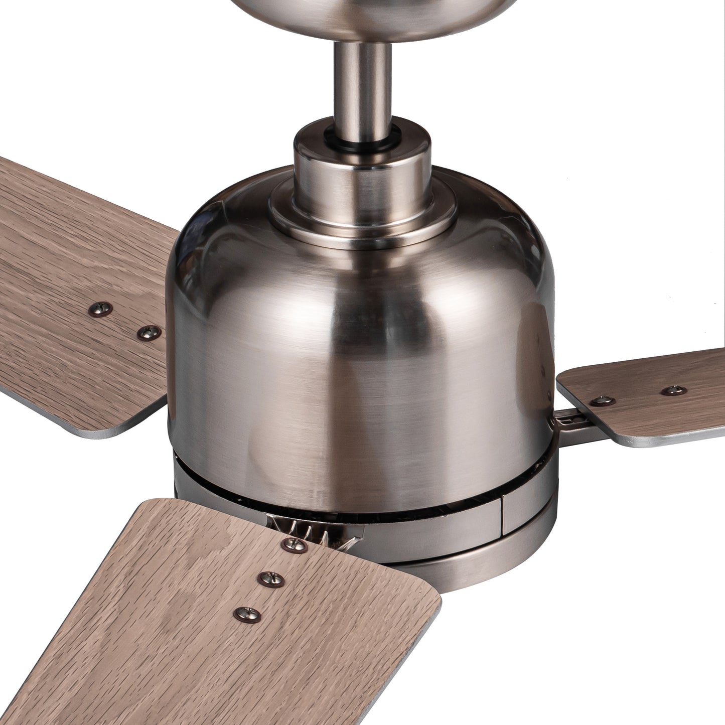 48" Brushed Nickel Lowe Profile Ceiling Fan with Light