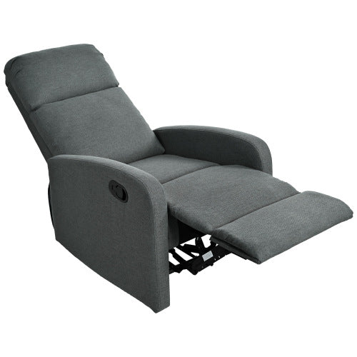 Modern Recliner Manual Recliner Home Theater Manual Recliner Chair with Adjustable Backrest for Living Room,Charcoal