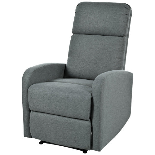 Modern Recliner Manual Recliner Home Theater Manual Recliner Chair with Adjustable Backrest for Living Room,Charcoal