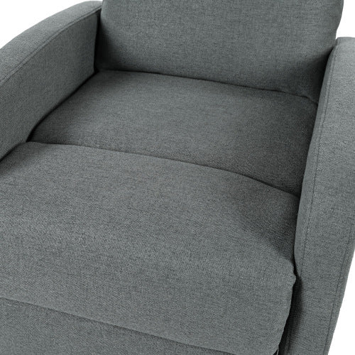 Modern Recliner Manual Recliner Home Theater Manual Recliner Chair with Adjustable Backrest for Living Room,Charcoal