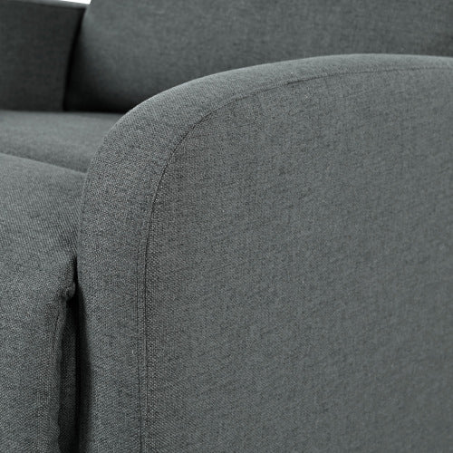 Modern Recliner Manual Recliner Home Theater Manual Recliner Chair with Adjustable Backrest for Living Room,Charcoal