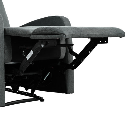 Modern Recliner Manual Recliner Home Theater Manual Recliner Chair with Adjustable Backrest for Living Room,Charcoal