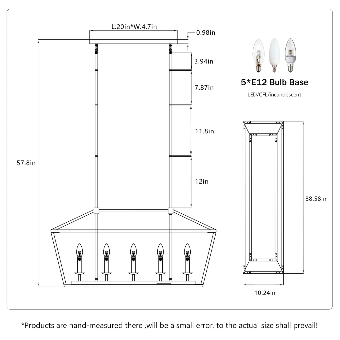 5-Light Farmhouse Kitchen Island Lighting,5 Light Industrial Linear Chandelier for Dining Room Metal Matte Black Finish Hanging Pendant Light Fixture for Bedroom Living Room Hallway Conference Room