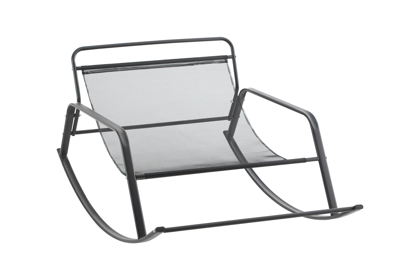 Rocking Chair with Extra-Wide Technical leather Upholstered Gliding Chair Boucle Reclining Chair, Modern Accent Chair for Living Room Nursery Bedroom -Grey