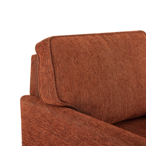 360° Swivel Chair Accent Barrel Armchair Swivel Sofa Chair with Side Pockets for Living Room, Bedroom, Office and Hotel, Red
