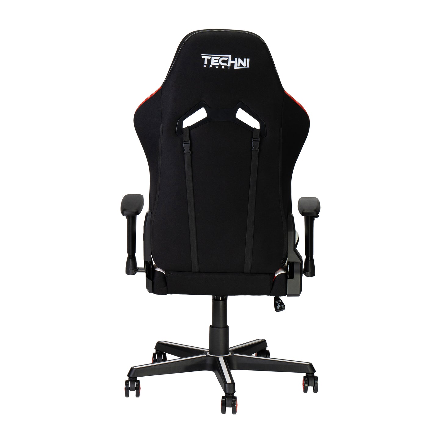 Techni Sport TSF72 Echo Gaming Chair - Black with Red & White