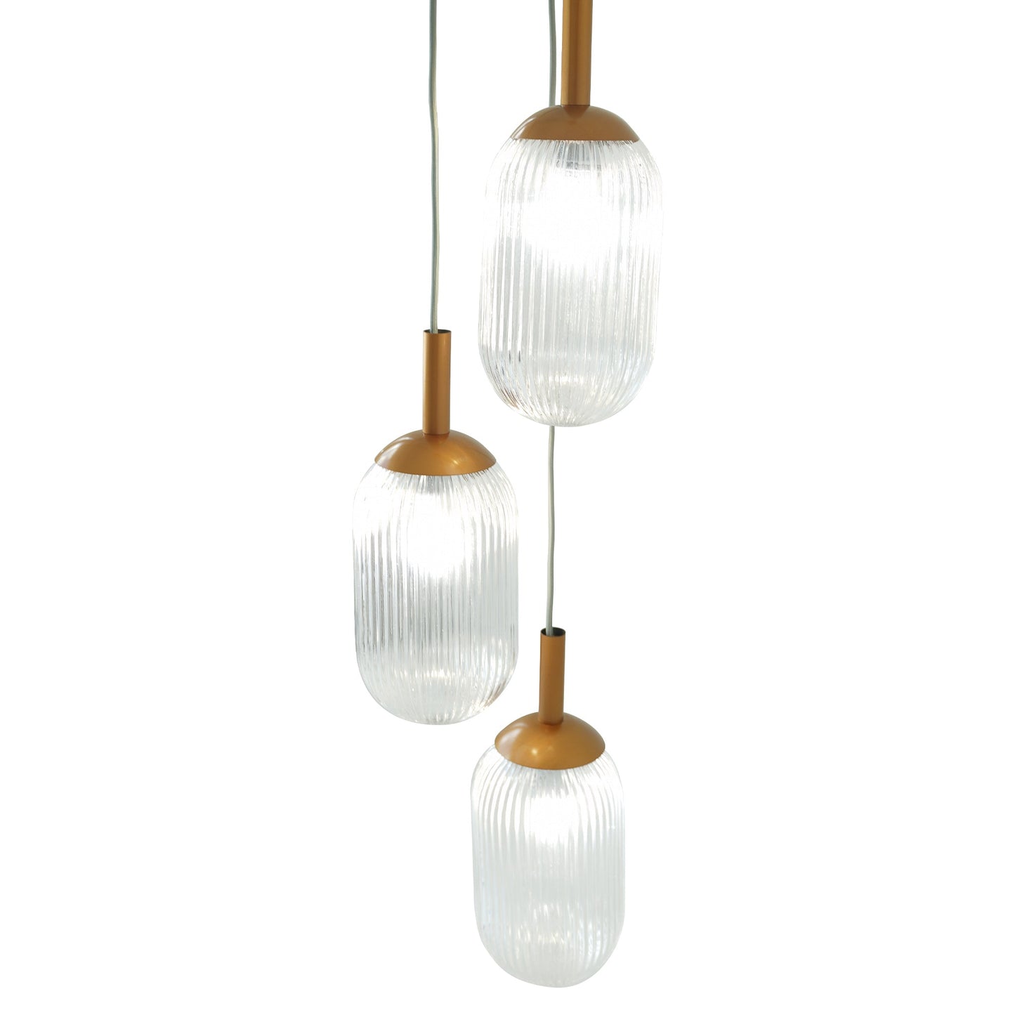 Warehouse Direct Sales New Design Personality Creative American Country Retro Ceiling Light Living Room Bedroom Reading Room Gala Pendant Lamp - Bronze and Clear 110-120V