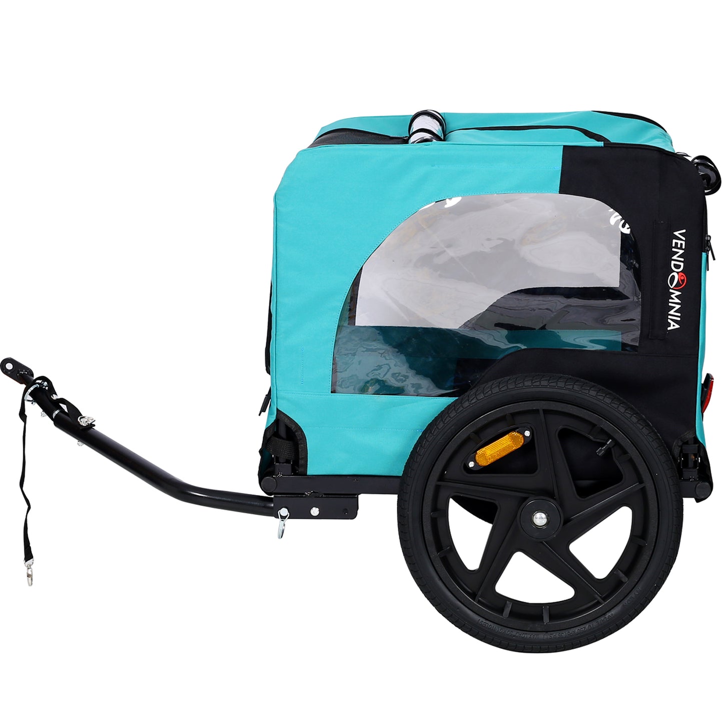 Pet Bike Trailer Dog Cart for Bicycle,Suitable for Small and Medium Pets, Easy Folding Cart Frame, Quick Release Wheel, Non-Slip Floor, Internal Leash