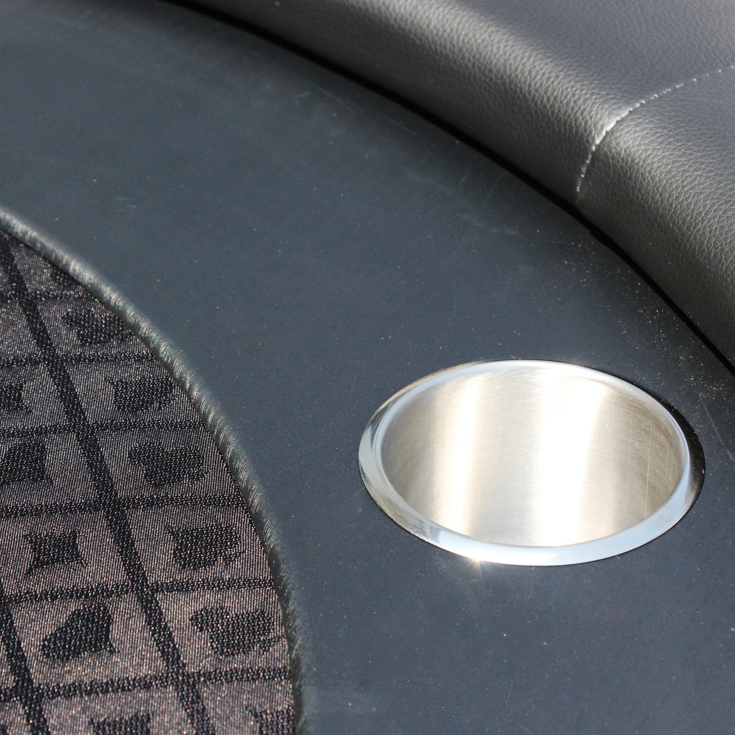 96" Poker Table 10-Player for Casino Game Texas Holdem Elite Oval Black Waterproof Felt with Racetrack