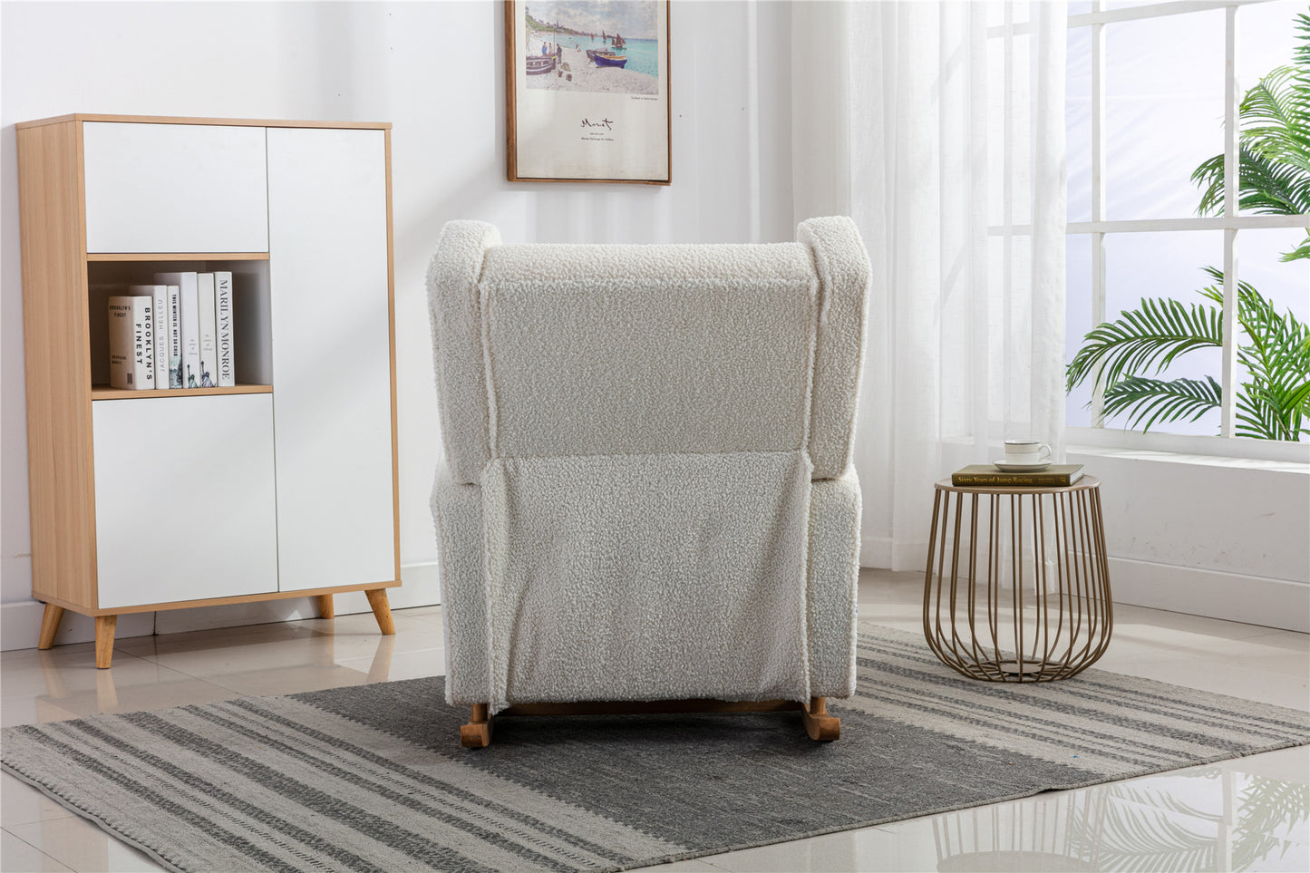COOLMORE living room Comfortable rocking chair accent chair