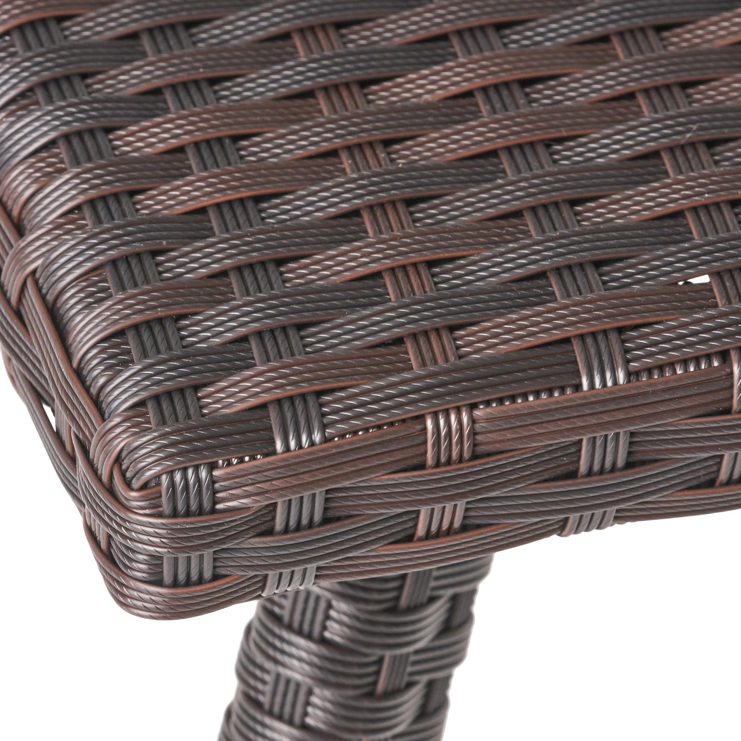 "HONOLULU BROWN SIDE TABLE "