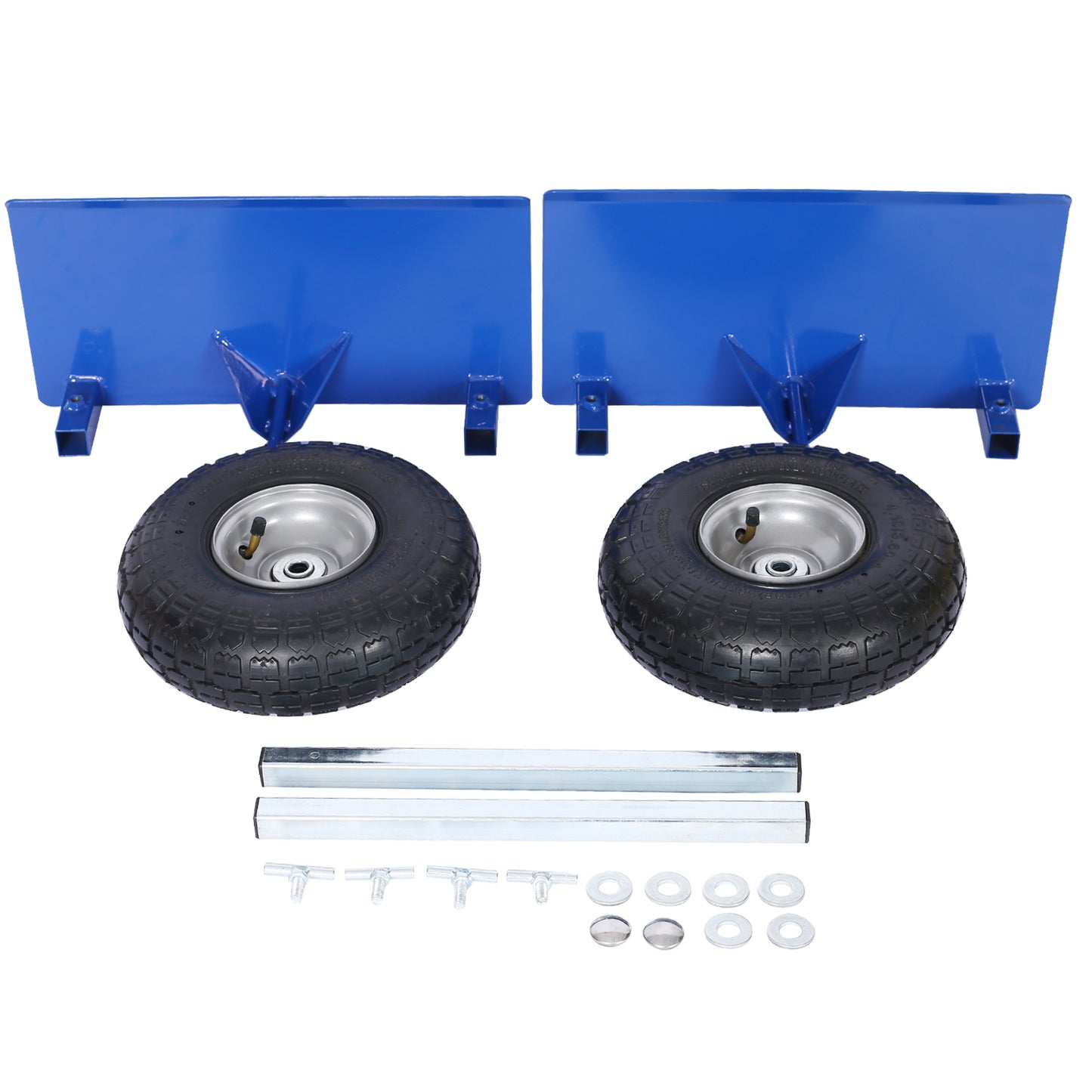 600lb Panel Dolly , 10in. Pneumatic Wheels ,blue