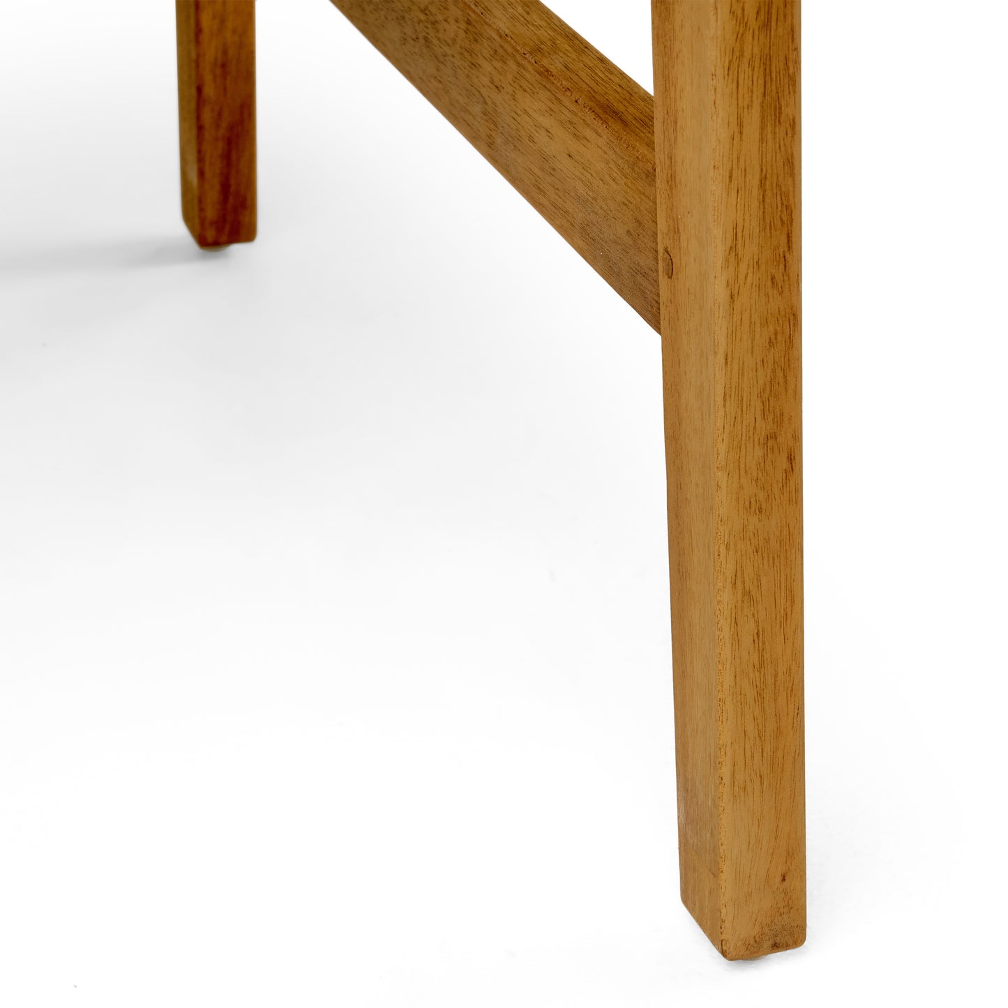 Outdoor Weather Resistant Acacia Wood Dining Chairs (Set of 2), Natural Finish