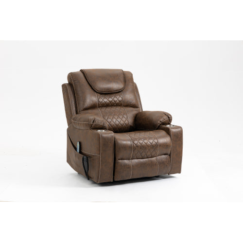 Lounge chair lift chair relax sofa chair sitting room furniture sitting room power supply elderly electric lounge chair (180 degree lying flat)