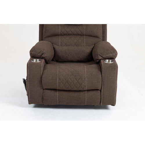 Lounge chair lift chair relax sofa chair sitting room furniture sitting room power supply elderly electric lounge chair (180 degree lying flat)