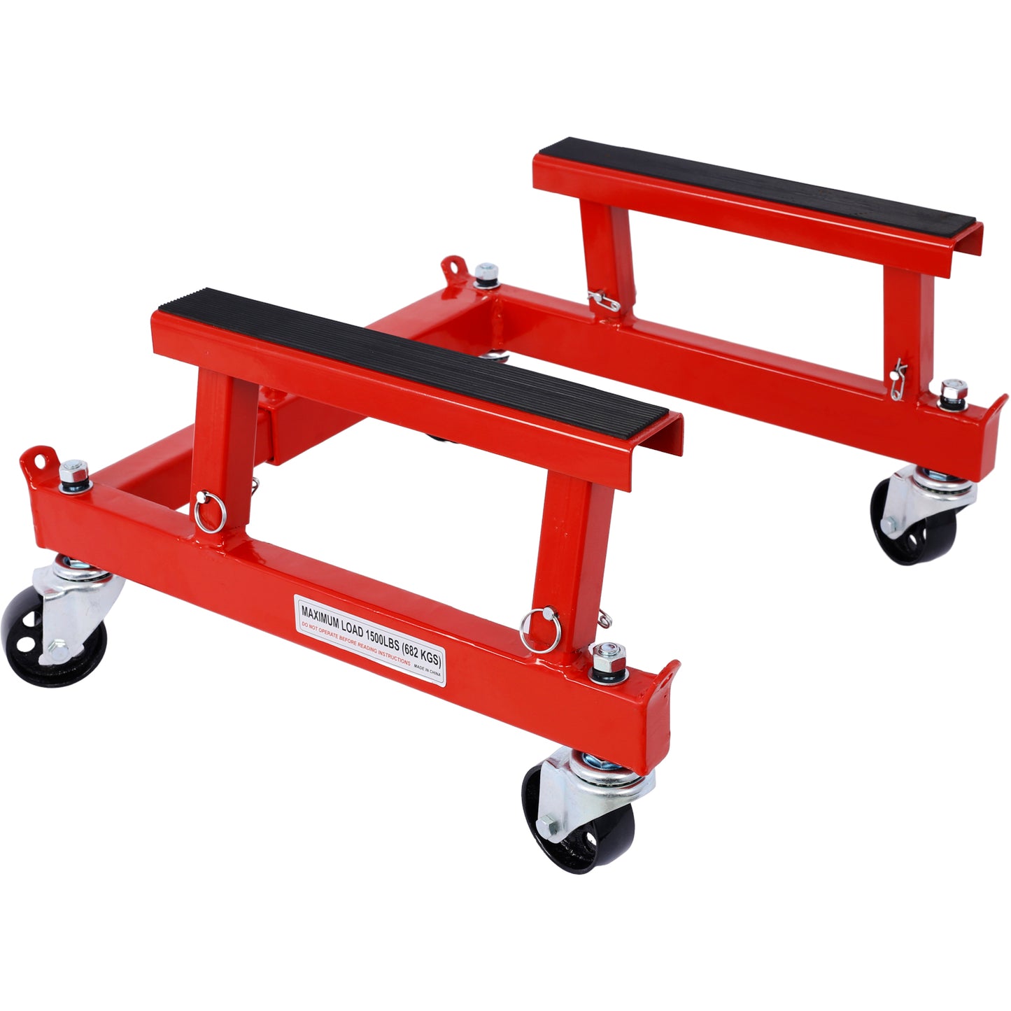 ATV Motorcycle Engine Cradle Dolly 1500lbs ,red