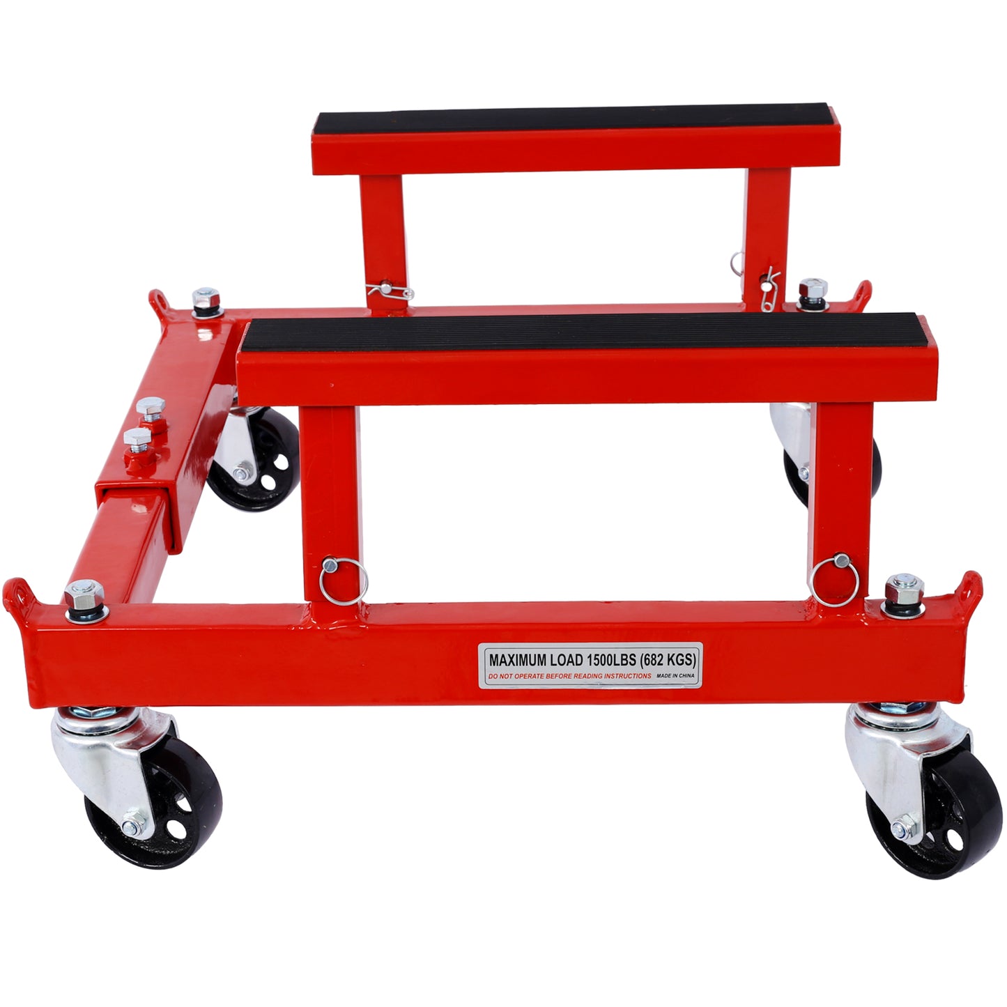 ATV Motorcycle Engine Cradle Dolly 1500lbs ,red