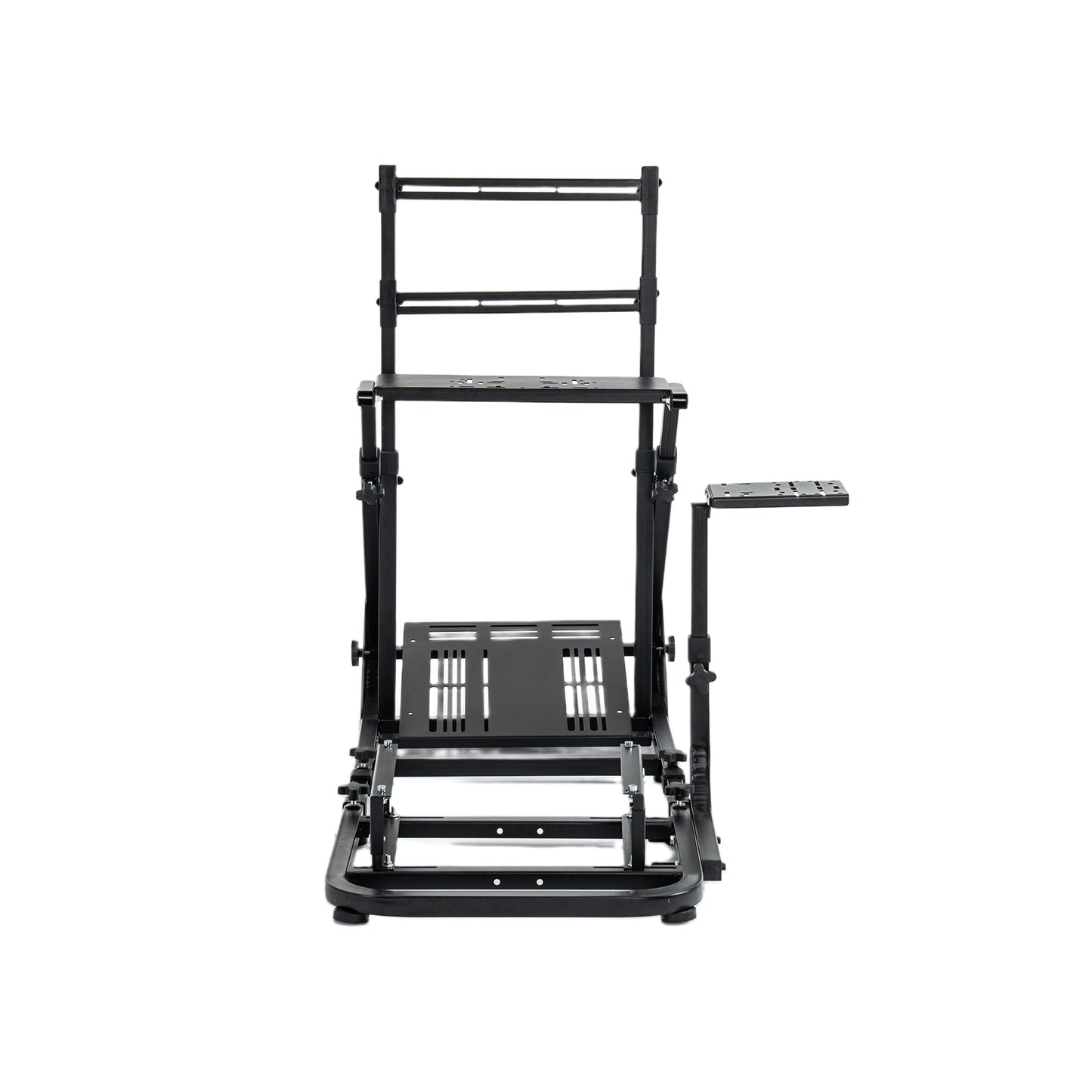 Enhanced and stable racing wheel cockpit, compatible with Fanatec, PXN, Thrustmaster, and Logitech adjustable driving simulators, excluding handbrake, pedals, and monitor