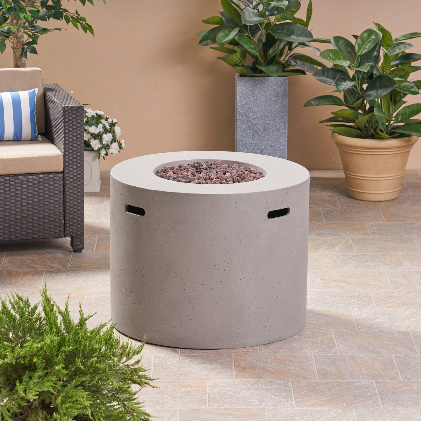 31" ROUND MGO FIRE PIT- 40 000 BTU