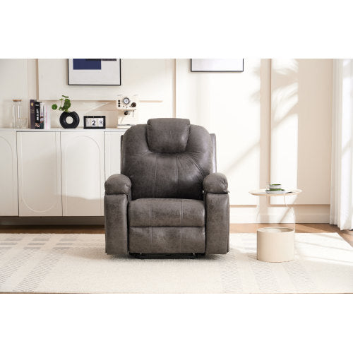 Power Lift Recliner Chair with Massage for Elderly, Overstuffed Wide Recliners, Heavy Duty and Safety Motion Reclining Mechanism