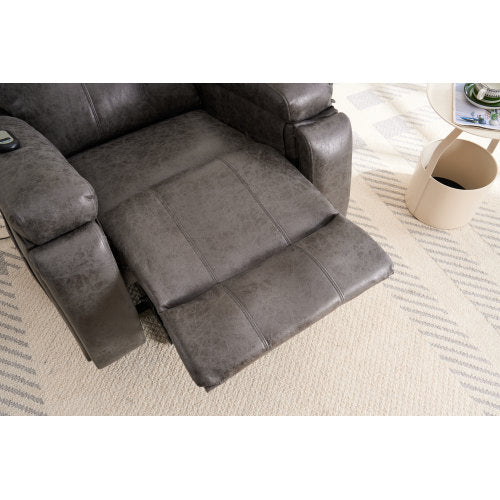 Power Lift Recliner Chair with Massage for Elderly, Overstuffed Wide Recliners, Heavy Duty and Safety Motion Reclining Mechanism