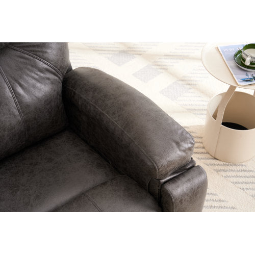 Power Lift Recliner Chair with Massage for Elderly, Overstuffed Wide Recliners, Heavy Duty and Safety Motion Reclining Mechanism